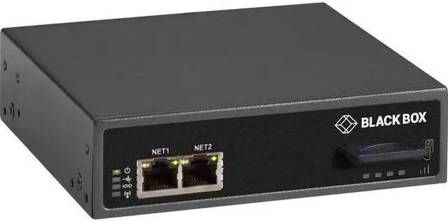 Alt view image 3 of 3 - Black Box Network Services LES1604A-V 4-Port Console Server - 4G LTE Modem, Cisco Pinout & Verizon