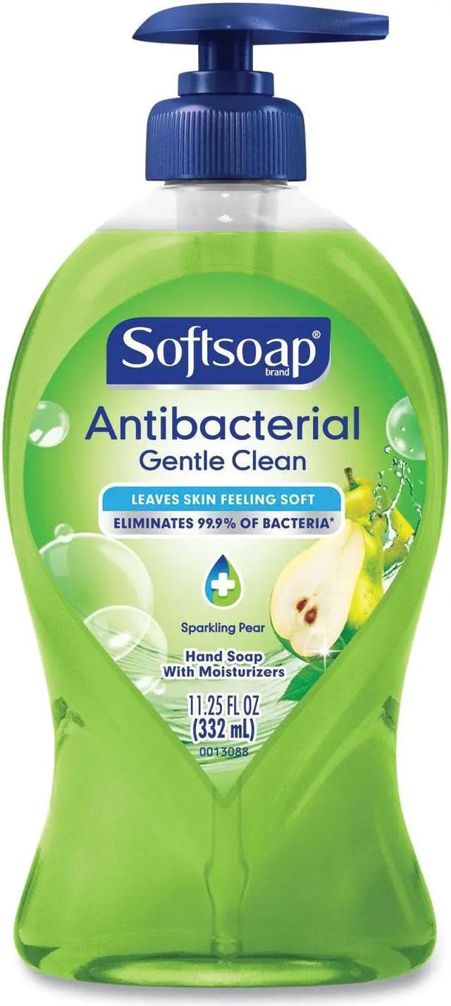 Alt view image 5 of 9 - Softsoap Antibacterial Liquid Hand Soap Sparkling Pear 11.25 Oz. (US07326A)