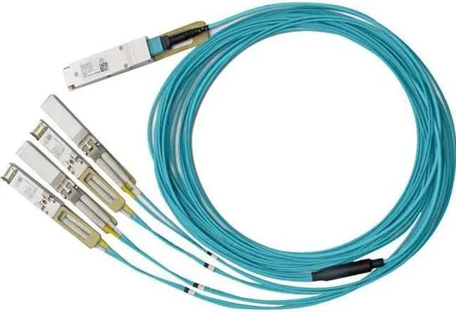 Main image of Mellanox 9.84ft 4x25GbE QSFP28 MMF Active Optical Splitter Cable MFA7A50C003