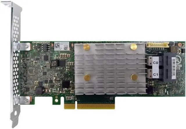 Alt view image 4 of 7 - Lenovo 4Y37A72483 PCI-Express 3.0 x8 Low Profile SAS ThinkSystem RAID 9350-8i 2GB Flash PCIe 12Gb Adapter