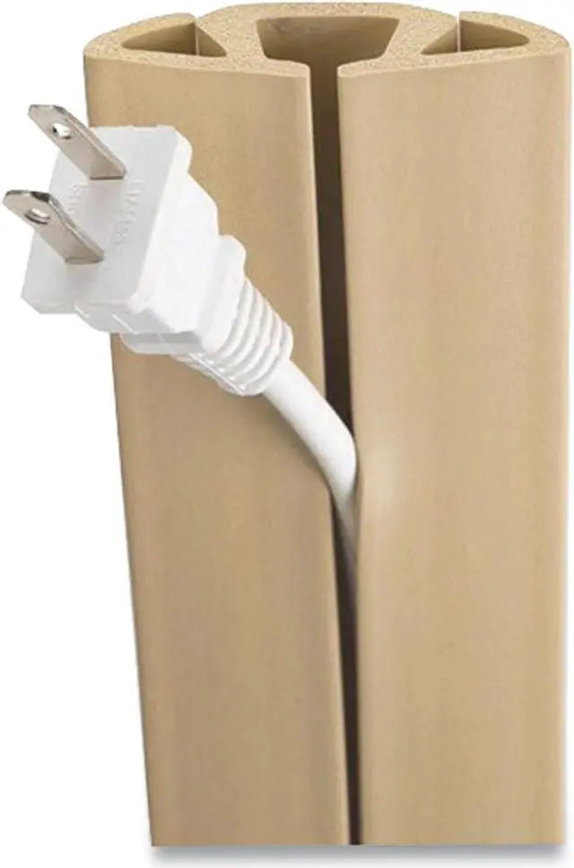 Alt view image 2 of 2 - UT Wire UTW-CP501-BG 5 Foot Cord Protector Beige