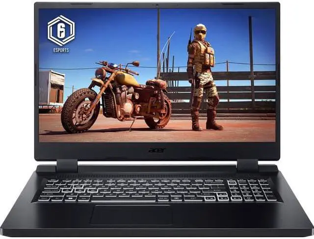 Alt view image 7 of 9 - Acer Nitro 5 - 17.3'' GeForce RTX 3050 Laptop GPU - Intel Core i5-12450H  - 8GB Memory - 512 GB PCIe SSD - Windows 11 Home 64-bit - Gaming Laptop - 144 Hz IPS (AN517-55-58G4 )
