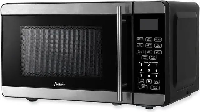 Alt view image 5 of 12 - Avanti 0.7 Cu. Ft. Stainless Steel Countertop Microwave