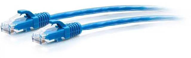 Main image of C2G 2ft Cat6a Snagless Unshielded UTP Slim Ethernet Patch Cable Blue C2G30126