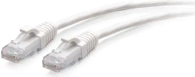 Main image of C2G 10ft Cat6a Snagless Unshielded UTP Slim Ethernet Patch Cable White C2G30185