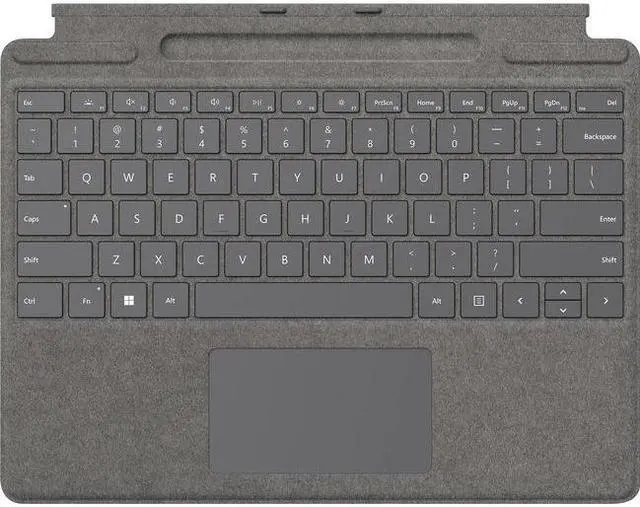 Alt view image 2 of 3 - Microsoft 8XB-00061 Surface Pro Signature Keyboard Platinum