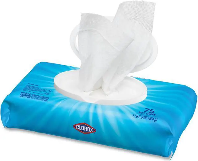Alt view image 14 of 14 - Disinfecting Wipe Fresh Scent 75 Wipes 3.3 oz. White