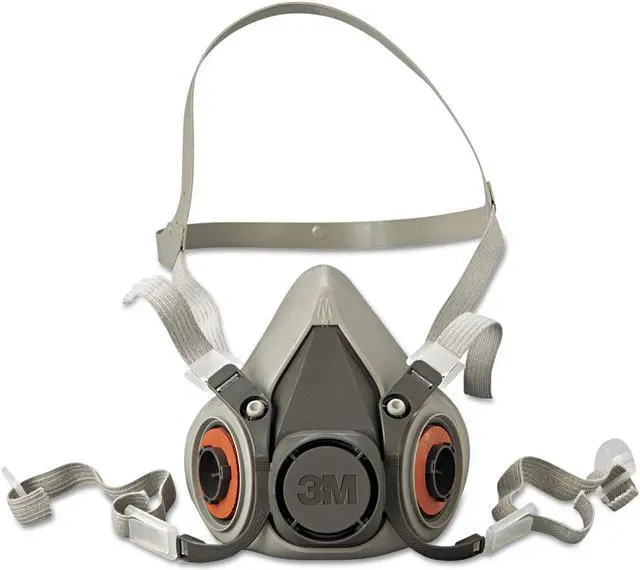 Alt view image 9 of 9 - 3M 7026 Reusable Half Face Mask Respirator, Medium, 6200