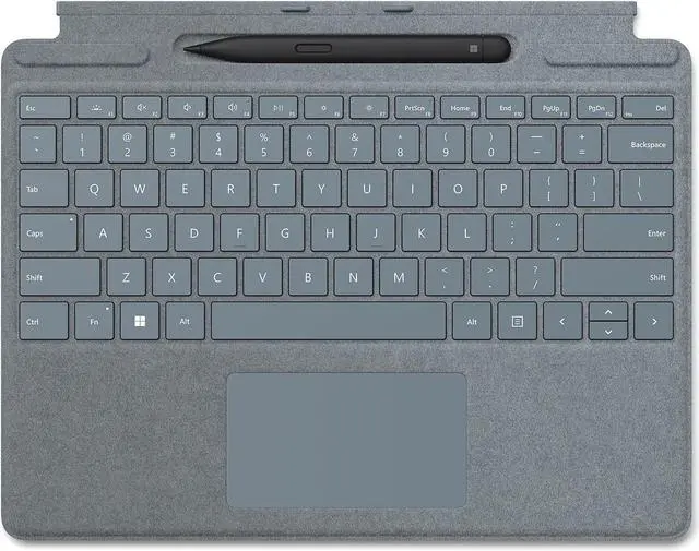 Alt view image 14 of 14 - Microsoft 8X6-00061 Surface Pro Signature Keyboard with Slim Pen 2 - Platinum