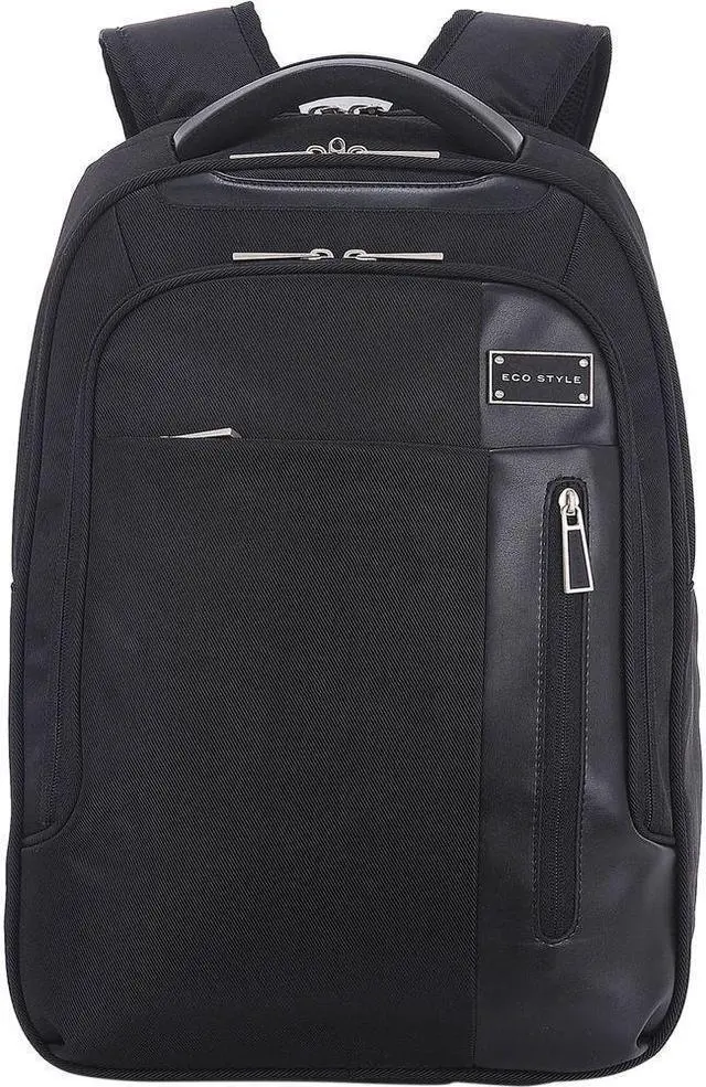 Alt view image 7 of 9 - Eco Style Tech Exec Backpack Case Fits up to 15.6 in Laptop Model ETEX-BP15-CF-SCE