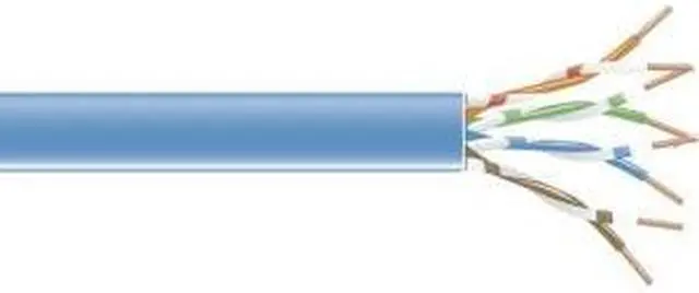 Alt view image 5 of 12 - Black Box GigaTrue 1000ft Cat.6 Bulk Network Cable, Blue EVNSL0641A1000