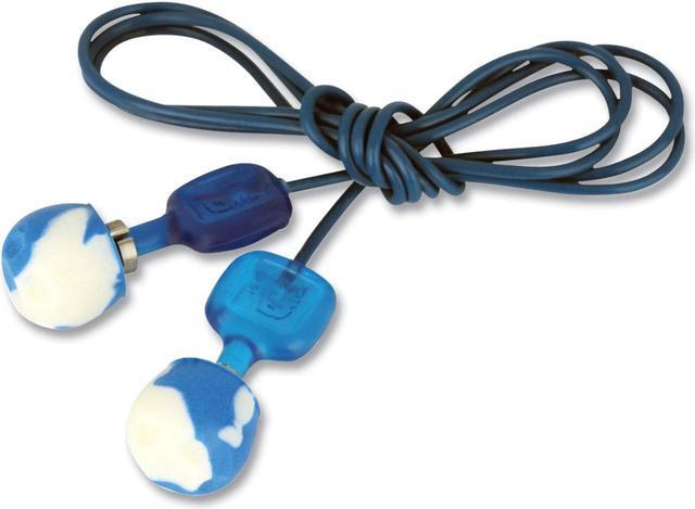 TrustFit Trak Detectable Reusable Corded Foam Earplugs, One Size Fits Most, 29 dB NRR, Blue, 1,000/Carton TrustFit Trak Detectable Reusable Corded Foam Earplugs, One Size Fits Most, 29 dB NRR, Blue, 1,000/Carton