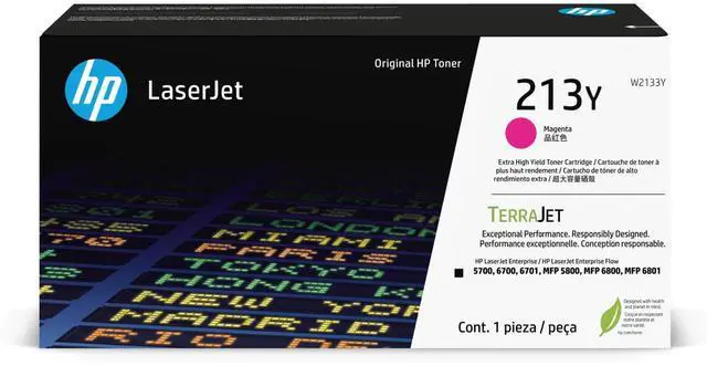 Main image of HP 213Y Extra High Yield Magenta Original LaserJet Toner Cartridge, ~12,000