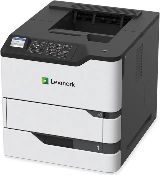 Alt view image 2 of 16 - Lexmark MS821dn Single Function Monochrome Duplex Laser Printer
