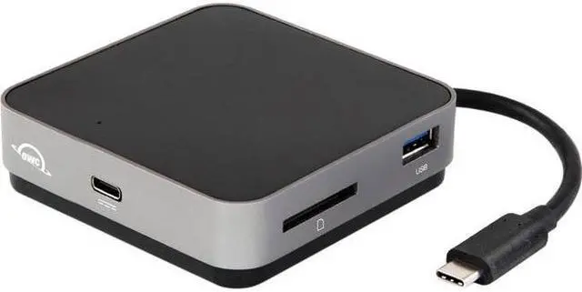 Alt view image 7 of 13 - OWC OWCTCDK5P2SG USB-C Travel Dock - Space Gray