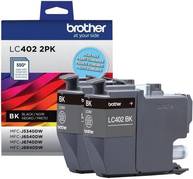 Main image of LC4022PKS Ink 550 Page-Yield Black 2/Pack