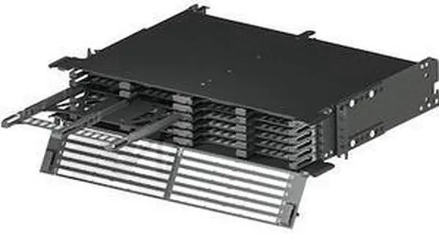 Main image of Panduit 2 RU HD Flex 6-Port Enclosure FLEX2U06