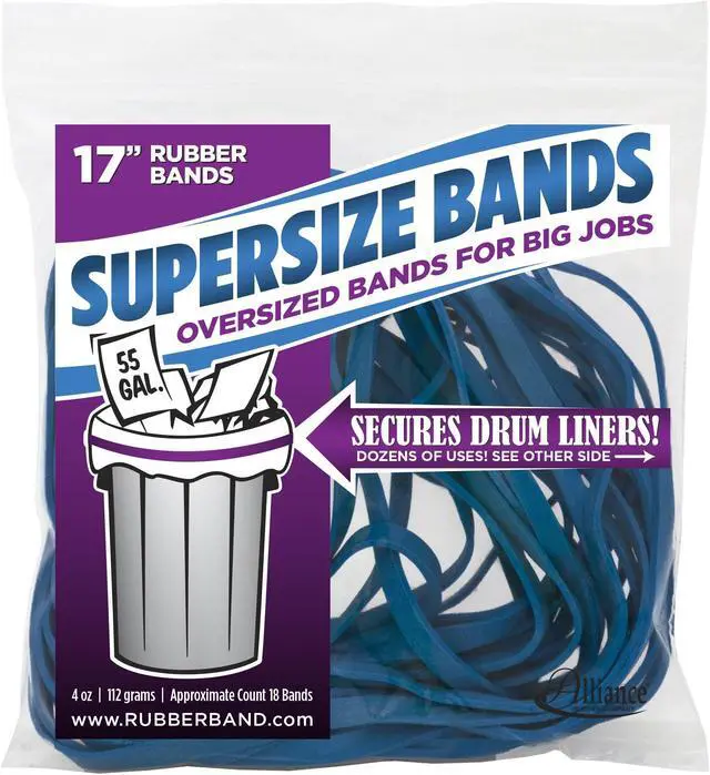 Alt view image 5 of 6 - Rubber Bands Supersize Alliance 17" 12/BG Blue 08995