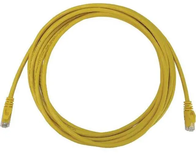 Alt view image 6 of 7 - Tripp Lite Cat6a 10G Snagless Molded UTP Ethernet Cable (RJ45 M/M), PoE, Yellow, 20 ft. (6.1 m) - 20 ft Category 6a Network Cable for Network Device, Switch, Patch Panel, Server, Router, Hub, Printer,