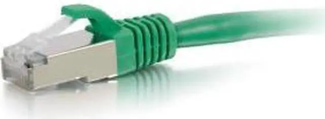 Alt view image 6 of 6 - C2G 00837 15ft Cat6 Snagless Shielded (STP) Network Patch Cable - Green - Category 6 for Network Device - RJ-45 Male - RJ-45 Male - Shielded - 15ft - Green