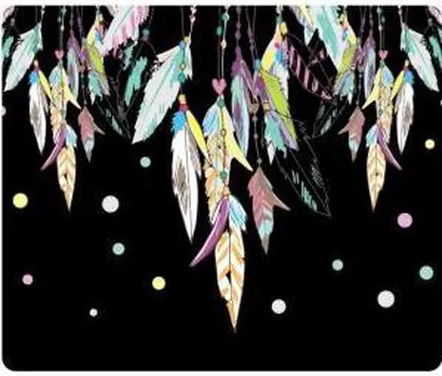 Alt view image 10 of 10 - OTM Hipster Prints Black Mouse Pad, Dream Catcher Color