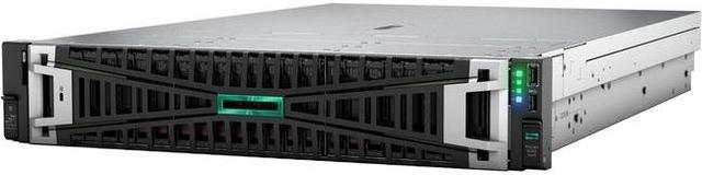 HPE ProLiant DL345 G11 2U Rack Server - 1x AMD EPYC 9124 2.70 GHz - 32GB RAM - 12Gb/s SAS Controller - 8x SFF Bay - Hot Swappable Bays - 1x 800W P58792-B21 - Newegg.com