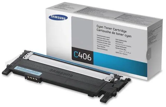 Alt view image 3 of 3 - Samsung Electronics CLT-C406S Toner, Cyan