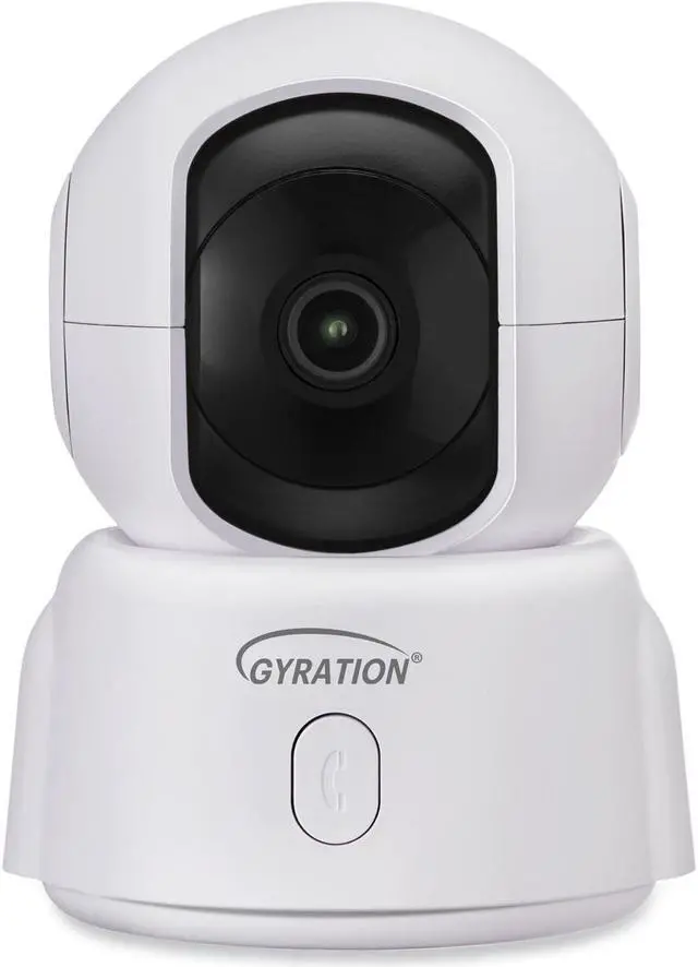 Alt view image 4 of 8 - Gyration Cyberview 2000 2MP Smart WiFi Pan/Tilt Camera, White