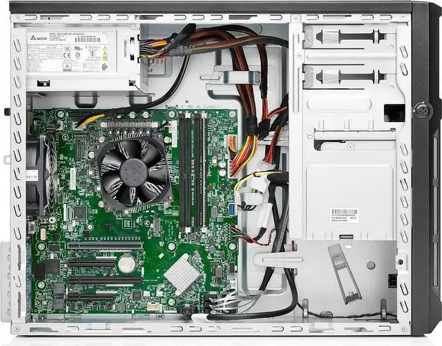 Alt view image 11 of 13 - HPE ProLiant ML30 Gen10 Plus tower server with one Intel® Xeon® E-2314 processor, 16 GB memory, 4 large form factor hot-plug chassis, and one 350W non-hot-plug power supply