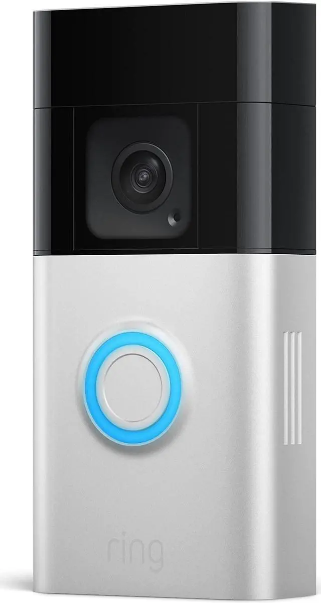 Alt view image 12 of 15 - Ring Battery Doorbell Plus - Video Doorbell Camera - Satin Nickel