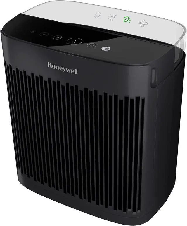 Alt view image 5 of 10 - Honeywell InSight HEPA Air Purifier - Black, HPA5100B - True HEPA, Activated Carbon - 190 Sq. ft. - Black