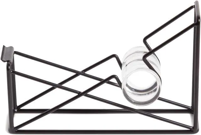Alt view image 3 of 3 - u brands vena wire tape dispenser, metal, black, 1 count