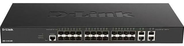 Alt view image 2 of 3 - D-Link DXS-1210-28S Smart 24-port 10GBase-X SFP+ + 4-port 10GBase-T Smart Managed Switch
