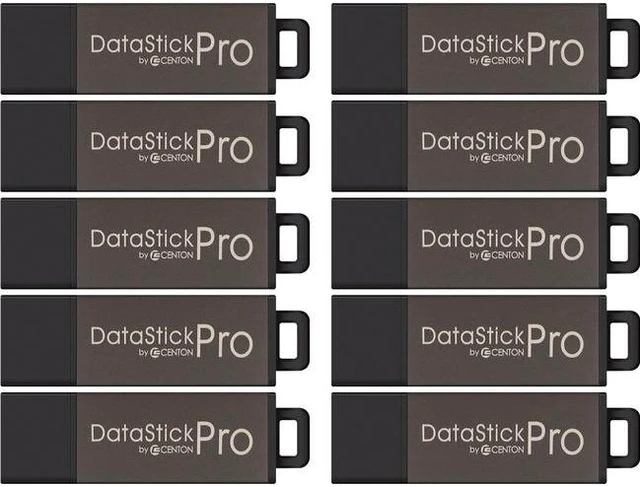 Alt view image 12 of 12 - Centon S1-U2P1-4G25PK Mp Valuepack Usb 2.0 Datastick Pro Grey, 4Gb 25Pack