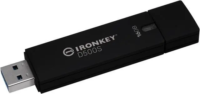 Main image of IronKey D500S 16GB USB 3.2 Gen 1 Type A Flash Drive IKD500S16GB