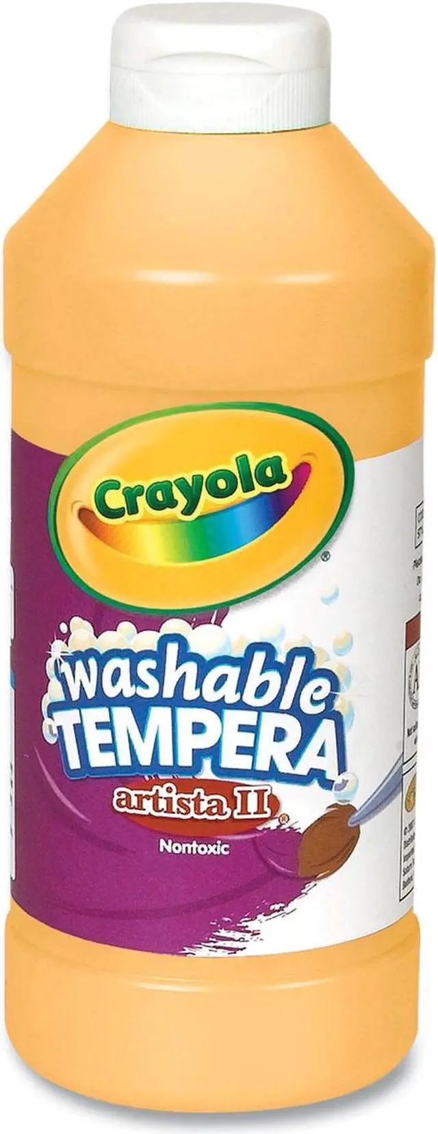 Alt view image 5 of 5 - Crayola Llc Formerly Binney & Smith BIN543115033 Artista Ii Tempera Peach 16Oz