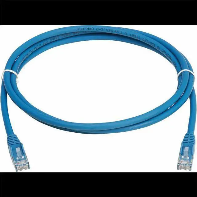 Alt view image 2 of 7 - Cat6 Gigabit Snagless Molded UTP Ethernet Cable (RJ45 M/M), PoE, LSZH, Blue,2.5m - 8.20 ft Category 6 Network Cable for Network Device, Server, Switch, PoE Device, Patch Panel, Printer, Computer, Phot
