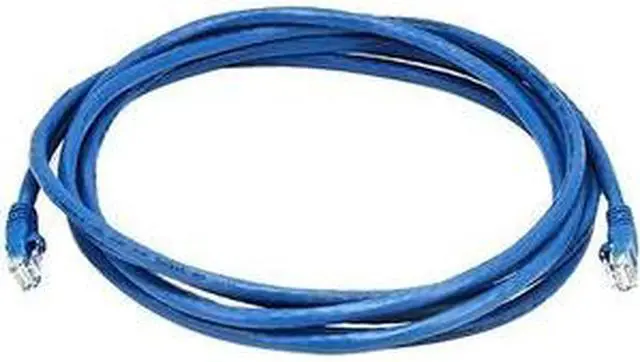 Alt view image 15 of 20 - Monoprice Cat6 Ethernet Patch Cable - 10 Feet - Blue | Network Internet Cord - RJ45, Stranded, 550Mhz, UTP, Pure Bare Copper Wire, 24AWG