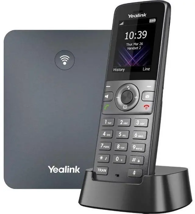 Alt view image 7 of 9 - yealink w73p ip dect phone bundle w73h with w70 base
