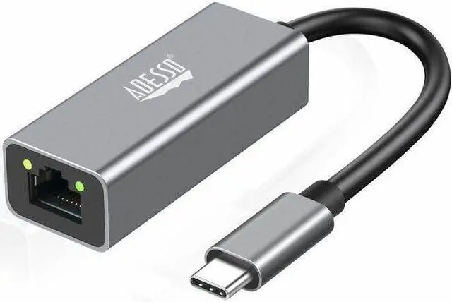 Alt view image 5 of 6 - Adesso USB-C to Ethernet Network Adapter Model AUH-5100