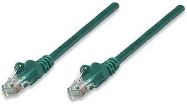 Alt view image 3 of 10 - Intellinet Network Cable, Cat6, UTP, RJ45 Male / RJ45 Male, 5.0 m (14 ft.), Green