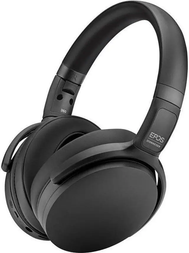 Alt view image 4 of 10 - EPOS ADAPT 361 Headset - Stereo - USB Type C, Sub-mini phone (2.5mm), Mini-phone (3.5mm) - Wired/Wireless - Bluetooth - 82 ft - 18 Hz - 22 kHz - Over-the-ear - Binaural - Ear-cup - MEMS Technology Mic