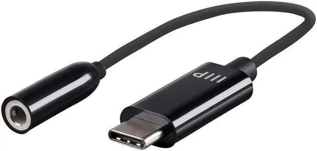 Alt view image 5 of 7 - Monoprice USB-C to 3.5mm Audio Auxiliary Adapter - Black Ideal For Smartphones, Androids, LG, HTC
