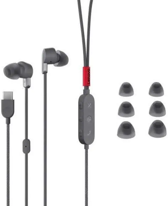 Alt view image 12 of 12 - Lenovo Go USB-C ANC In-Ear Headphones