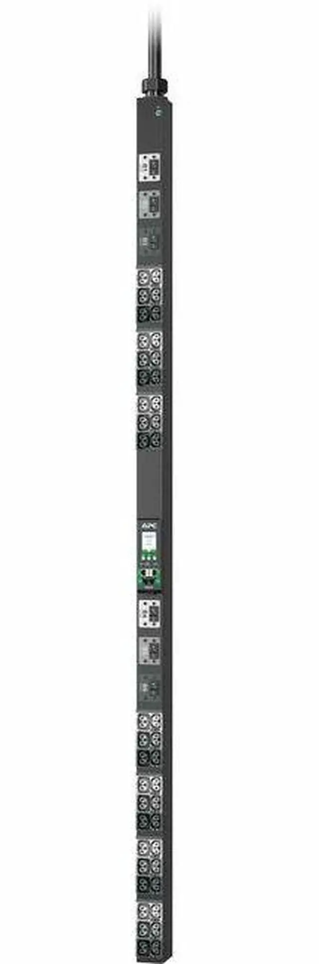 Alt view image 6 of 6 - APC NetShelter Rack PDU Advanced, Metered, 3Phase, 17.3kW, 208V 60A, 460P9, 42 Outlet