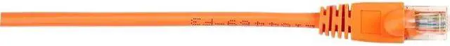 Alt view image 6 of 6 - Black Box CAT5EPC-005-OR Black Box CAT5e Value Line Patch Cable, Stranded, Orange, 5-ft. (1.5-m) - Category 5e for Network Device - Patch Cable - 5 ft - 1 x RJ-45 Male Network - 1 x RJ-45 Male Network
