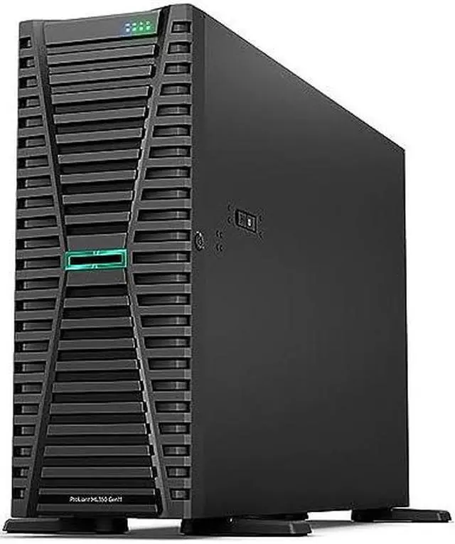 Alt view image 4 of 5 - HPE ProLiant ML350 G11 4U Tower Server - 1x Intel Xeon Gold (5416S 2.0 GHz) - 32GB RAM - Serial ATA, Serial Attached SCSI (SAS) Controller Intel C741 Chip - 800W P55953-001