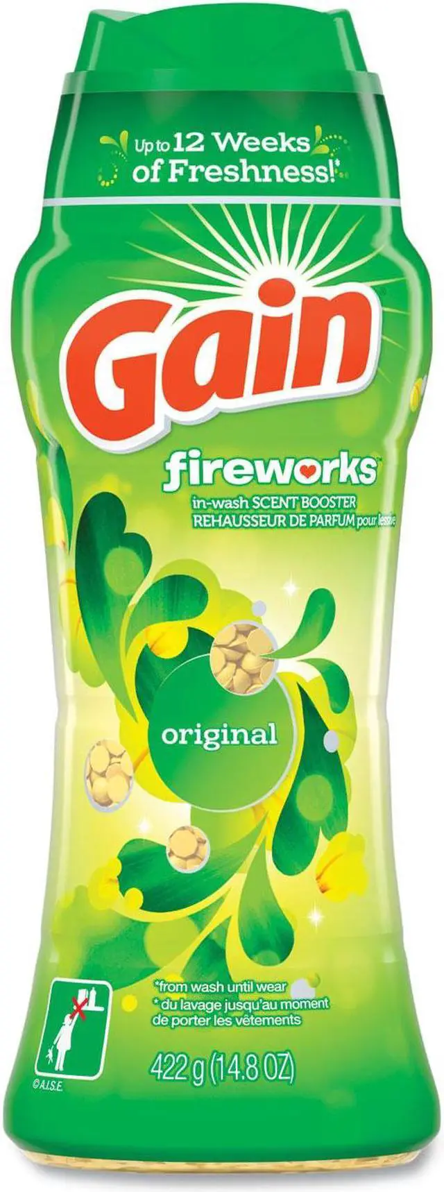 Main image of Gain Fireworks In-Wash Scent Booster Beads Original Scent 14.8 oz Canister 85680