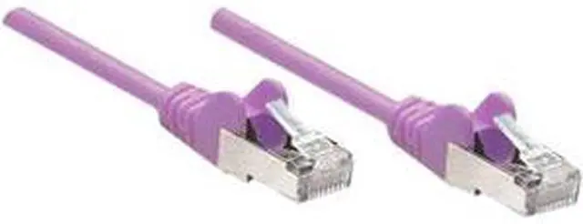Alt view image 6 of 6 - Intellinet Network Cable, Cat5e, UTP, RJ45 Male / RJ45 Male, 3.0 m (10 ft.), Purple