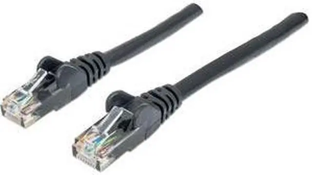 Alt view image 6 of 6 - Intellinet Network Patch Cable, Cat6, UTP, 35', Black - UTP, RJ-45 Male / RJ-45 Male, 35 ft., Black